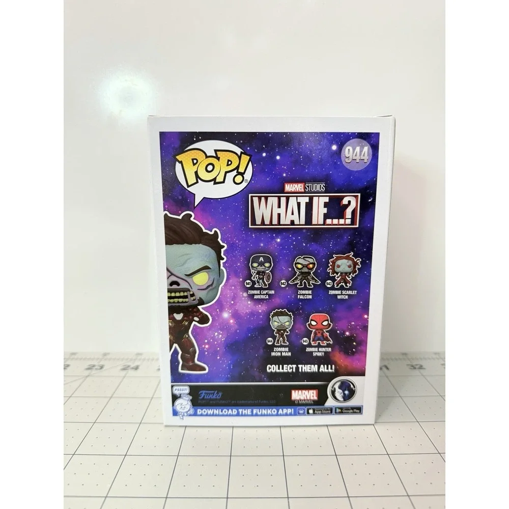 Funko‎ Pop Marvel What If Zombie Iron Man #944 Bobble-Head Vinyl Figure New